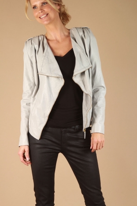 DAY Birger et Mikkelsen |  Leather jacket Lynne | grey