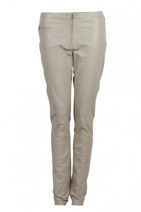 Leather pants Lynx | grey
