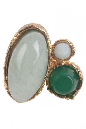 Hoss Intropia |  Ring Anillo | aqua