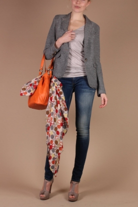Set |  Blazer Tweed | grey