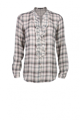 Blouse square ruffle | green
