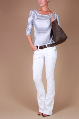 Set |  T-shirt Marine | white/blue