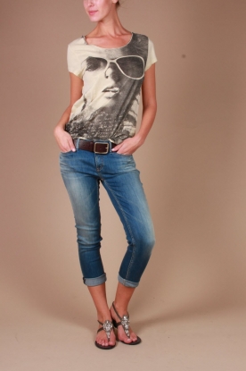 Set |  T-shirt Sunglasses | yellow