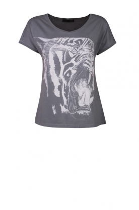 T-shirt tiger | grey