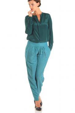 DAY Birger et Mikkelsen |  Silk Blouse Bug | green