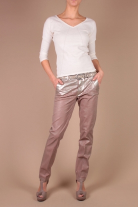7 For All Mankind |  Coated Chino Dinenne | old pink