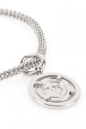 TOV ESSENTIALS |  Bracelet Balls Cord | silver