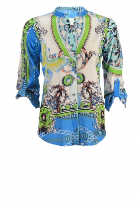 Silk Tunic blouse Senso | light blue