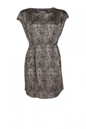 Silk Tunic dress Fay| cream/black