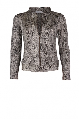  Silk Cardigan Celina | cream/black