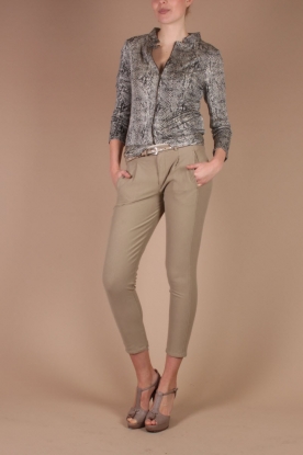  Silk Cardigan Celina | cream/black