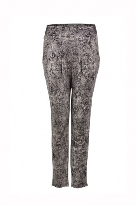 Silk Harem pants Randy | cream/black
