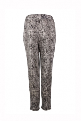 Zinga |  Silk Harem pants Randy | cream/black