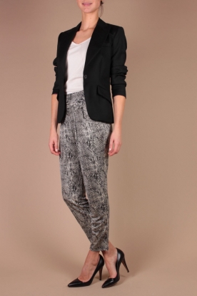  Silk Harem pants Randy | cream/black