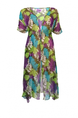 Kaftan Larwi Leaves | multi