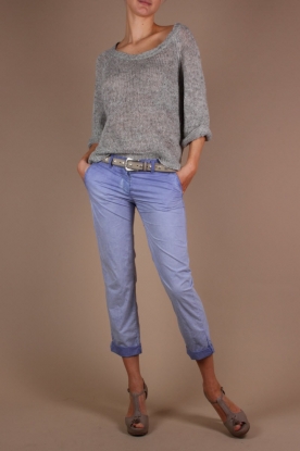 American Vintage |  Sweater Dane | heather grey