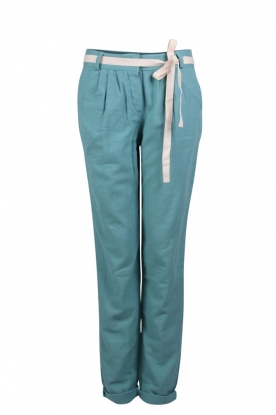 Trousers Lea | blue/green