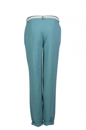 American Vintage |  Trousers Lea | blue/green