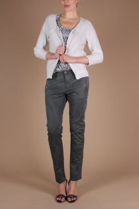 American Vintage |  Cardigan Clark | chalk