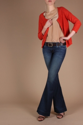 American Vintage |  Cardigan Clark | paprika
