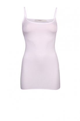 Top Long Camisole Vest | white