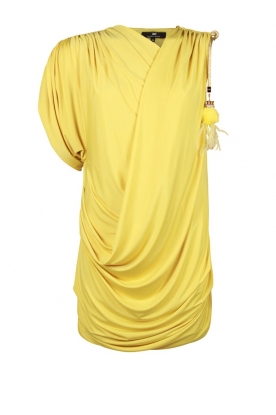 Dress Asymmetric |  yellow