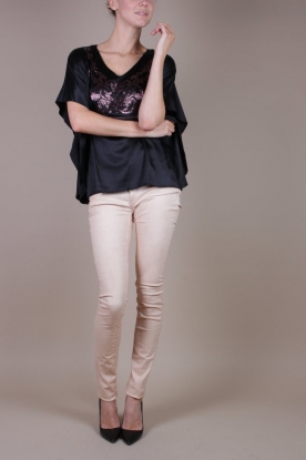 Hale Bob | silk top Vintage | black