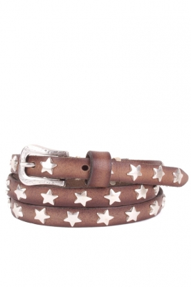 Belt Stars small | brown