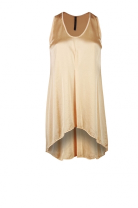Zijden top Vogatore | golden yellow