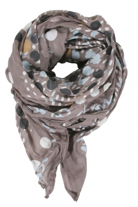 Scarf Dots | brown