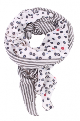 Scarf Geometria | white