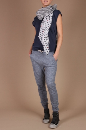 Manila Grace |  Scarf Geometria | white