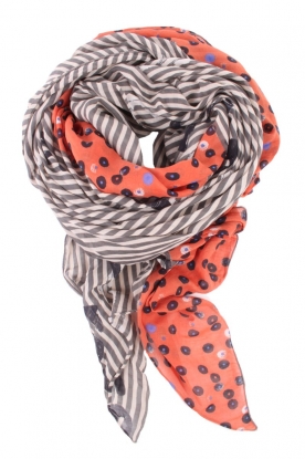 Scarf Geometria | red