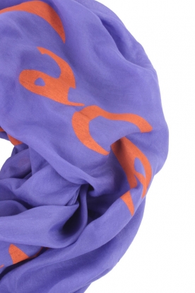 Manila Grace |  Scarf Tinta | iris
