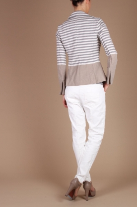  Linen Blazer Bottoni | beige