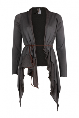 Cardigan Doppiato | grey