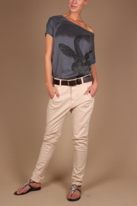 Manila Grace |  Jeans Canapa | beige