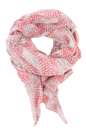Silk scarf multilogo | ciclamino