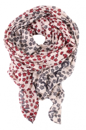 Zijden sjaal Fiore | ciclamino Silk scarf Fiore | ciclamino