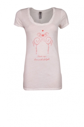 T-shirt Flamant | naturel