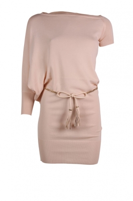 Tunic dress Do with belt | soft salmon