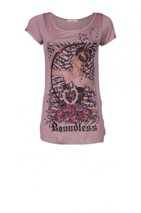  T-shirt Boundless | old pink