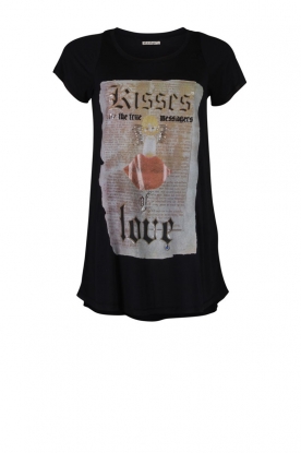 T-shirt Kisses | black