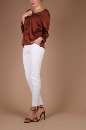  Silk top Ming | scollatabrown