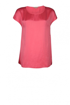 Silk top Manica Kimono | fraise