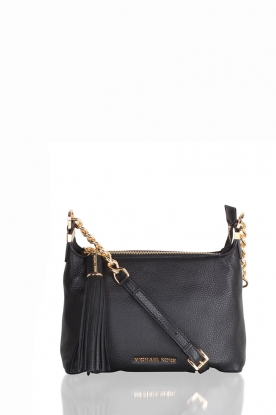 Leather shoulder bag Weston | black
