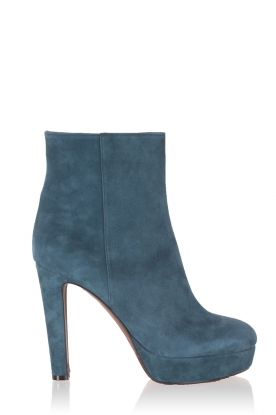 L'Autre Chose |  Leather Boots Joni | navy