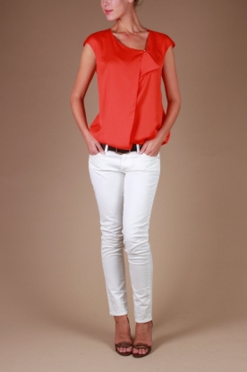 Patrizia Pepe |  Top Jovi | flame red
