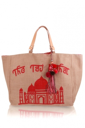 Shopper Taj | camel/red