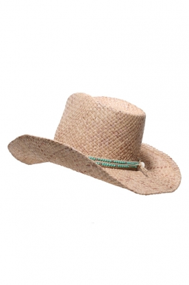 Star Mela |  Cowboy hat Coloured bead | turquoise